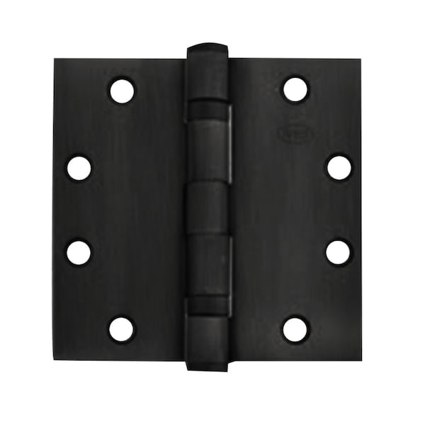 Ives 5-Knuckle Ball Bearing Full Mortise Hinge, For Medium Weight Doors < 150 lbs., 4-1/2-in x 4-1/2-in 5BB1 4.5X4.5 B-BLK TW8 CON - main